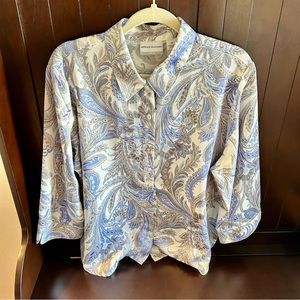 Alfred Dunner button down blouse